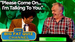 Greg Davies Loses It Over Richard Ayoades Tears For Fears Impression  big Fat Quiz [upl. by Chud]