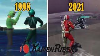 Evolution Game Kamen rider 1998 to 2021  Evolution Of Games [upl. by Atsyrt]