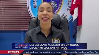 Decomisan más de 370000 unidades de cigarrillos en Santiago [upl. by Abebi]