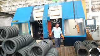 manufacturing of rail spring karkhana Gwalior [upl. by Sanferd]