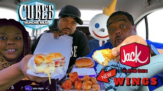 Jack In The Box Ice Cube Meal plus NEW Garlic Parmesan amp Buffalo Wings [upl. by Trista]