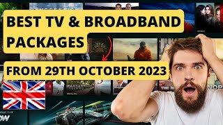 BEST TV amp BROADBAND BUNDLES FROM 29th OCTOBER 2023  TOP TV amp BROADBAND PACKAGE DEALS [upl. by Alyworth]