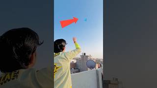 KITE FLYING IN CHEAPEST MANJA ❤️ kiteflying vaibhavsainivlogs kitelover shorts [upl. by Molahs]