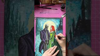 From next year’s gothic romance calendar fantasyart darkgothic darkart speedpaint [upl. by Johnath]