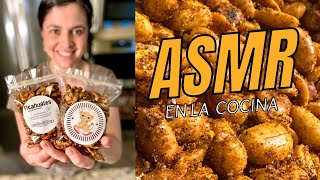 ASMR en la cocina  Cacahuates enchilados y paletas 🥜🍭 [upl. by Drus288]