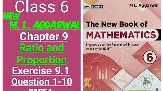 New ml aggarwal class 6 maths chapter 9 Ratio and Proportion exercise 91 question 110 part 1 [upl. by Mirak]