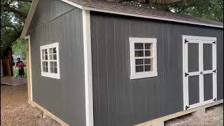 16x24 shed  tiny house  art studio [upl. by Mit]