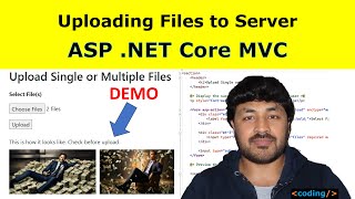 Upload Files in ASP NET Core MVC  Web Development Course  Project Tutorial for Beginners [upl. by Kendall137]