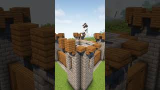 Minecraft Simple Castle🏰 shorts [upl. by Hakan913]