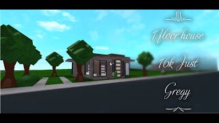 1 floor house 16k Bloxburg NO ADVANCED PLACEMENT Just Gregy [upl. by Leola]