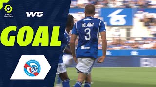 Goal Benjamin LECOMTE 63 csc  RCSA RC STRASBOURG ALSACE  MONTPELLIER HÉRAULT SC 22 2324 [upl. by Elleuqar118]