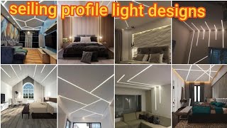 Profile light design  profile light in seiling design false ceiling light  profile light [upl. by Nanette]