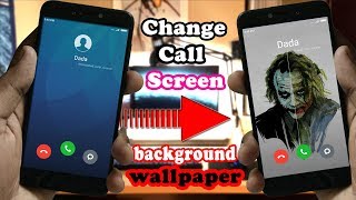 Trick To Change Call Screen Background Wallpaper in Any Xiaomi Redmi Device  Without Root  Hindi [upl. by Emsmus581]