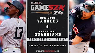 POSTGAME New York Yankees vs Cleveland Guardians I Recap ALCS Game 4 [upl. by Eanwahs]