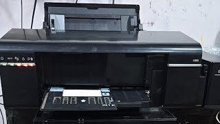 Epson L805 printer Red Light blinking Error PW sensor change CD DVD sensor change ID Card Tery [upl. by Suillenroc]