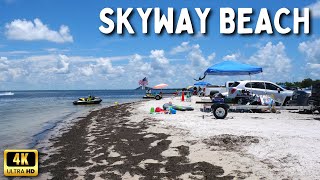 Skyway Beach  Sunshine Skyway Fishing Pier  St Petersburg Florida [upl. by Tyler]