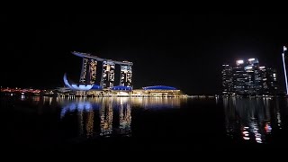 ✨️Beautiful Marina Bay Sands Singapore at evening walk✨️ [upl. by Narmis526]