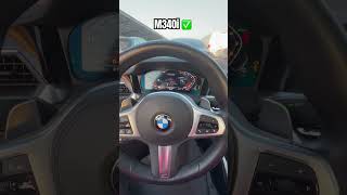 M340i start 💨✅ bmw m3 340i 330i shorts [upl. by Taber]