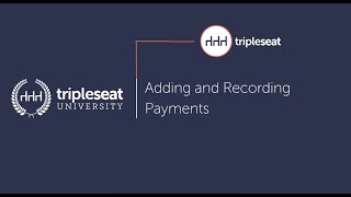 Adding and Recording Payments Level 2  TSU [upl. by Kcirdnekal]