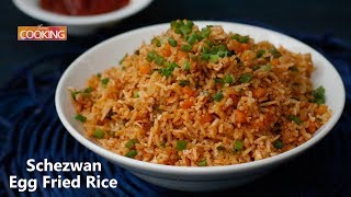 Schezwan Egg Fried Rice  Fried Rice Recipes [upl. by Ocsicnarf]