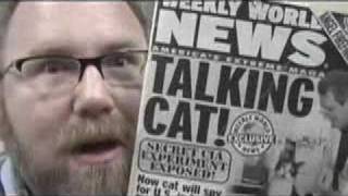 Talking Cat FUNNY Weekly World News Review Mike Mozart [upl. by Gillie808]