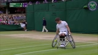 2016 Day 13 Highlights Gordon Reid vs Stefan Olsson [upl. by Ozzie]