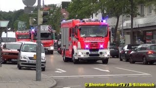 A  VIEL PRESSLUFT  VIEL FEUERWEHR mit Löschzug  1A RETTUNGSGASSE  SILLENBUCH  LED [upl. by Nyrok208]