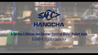 A Series Lithium ion Center Control Rider Pallet Jack [upl. by Oiziruam611]