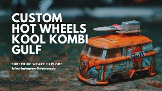 Custom Hot Wheels Kool Kombi Gulf by Atyd Pradana [upl. by Lee]