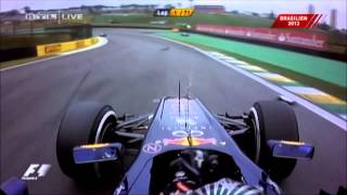 Sebastian Vettel F1 World Champion Brasilien 2012  Vettel vs Alonso WM Fight 2012Dramatic Race [upl. by Razatlab]