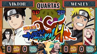 Camp A4 Quartas  Viktor  TS Tenten Hashirama e Deidara Vs Wesley  TS Naruto Sasori e Minato [upl. by Ennairej]