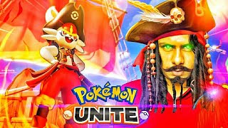 ULTIMATE CINDERACE BUILD  EMBLEMS  POKEMON UNITE [upl. by Mayce]