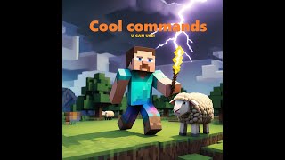 Minecraft Cool commands you can use Bedrock [upl. by Skip630]