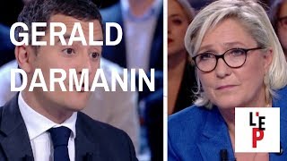 LEmission politique avec Marine Le Pen – débat avec Gérald Darmanin  le 19 octobre 2017 France 2 [upl. by Yi]