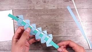 Paper Braiding in Card Making [upl. by Nalliuq594]