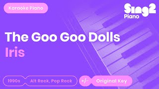 The Goo Goo Dolls  Iris Piano Karaoke [upl. by Inaleon262]