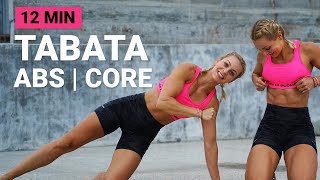 12 MIN ABS TABATA  Core  Fun Tabata Workout  No Repeat  Intense [upl. by Htebazileyram206]