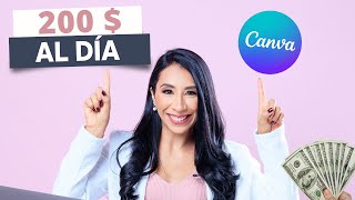 🌸 COMO generar DINERO con CANVA todos los días 🥳🥳🥳 [upl. by Sseb]