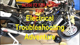 RZ350 FZ FZR Project Ep21  Electrical Troubleshooting Adventure [upl. by Crystal]