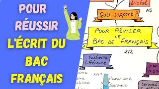 COMMENT RÉVISER LÉCRIT DU BAC de FRANÇAIS 2025 [upl. by Nyllaf898]