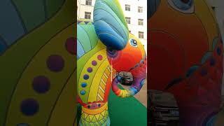 Custom Colorful Inflatable Balloon Dragon for Visual Feast Stage Decoration [upl. by Sanferd]