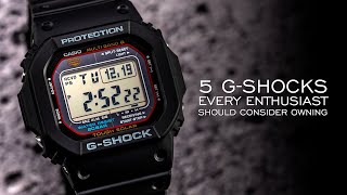 5 GShocks Every Enthusiast Should Consider [upl. by Iramaj855]