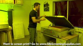 How to Screen Print  Detailed instruction  Screen Printing 101 DVD pt 1 [upl. by Pyne]