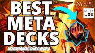 MTG Meta Guide Best Decks in Explorer Best of One Bo1 MTG Arena [upl. by Radbun335]