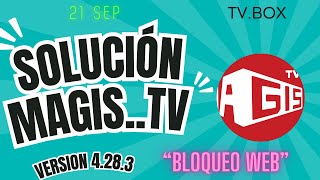 Solución a bloqueo Magis tv [upl. by Ecinom]