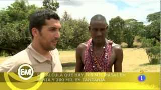 Enkewa Camp  Kenya Jose Serrano y los masai en quotEspañoles en el mundoquot [upl. by Hayalat]