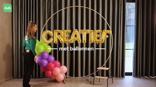 Tutorial creatief met ballonnen  AVA [upl. by Nadaha]