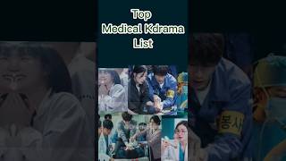 Top Medical Kdrama List For You 😍 [upl. by Yarrum]