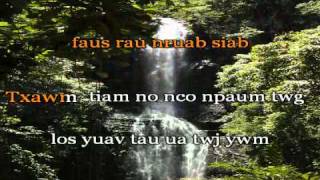 Paj Ntshua Nplaim  mam hlub lwm tiam remix KARAOKE [upl. by Ytisahc]