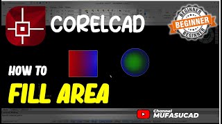 CorelCAD How To Fill Area [upl. by Asylem]